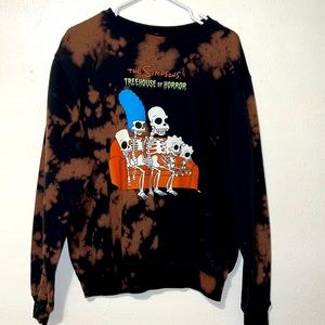 The Simpsons Treehouse of Horror Tie-dye Sweatshirt